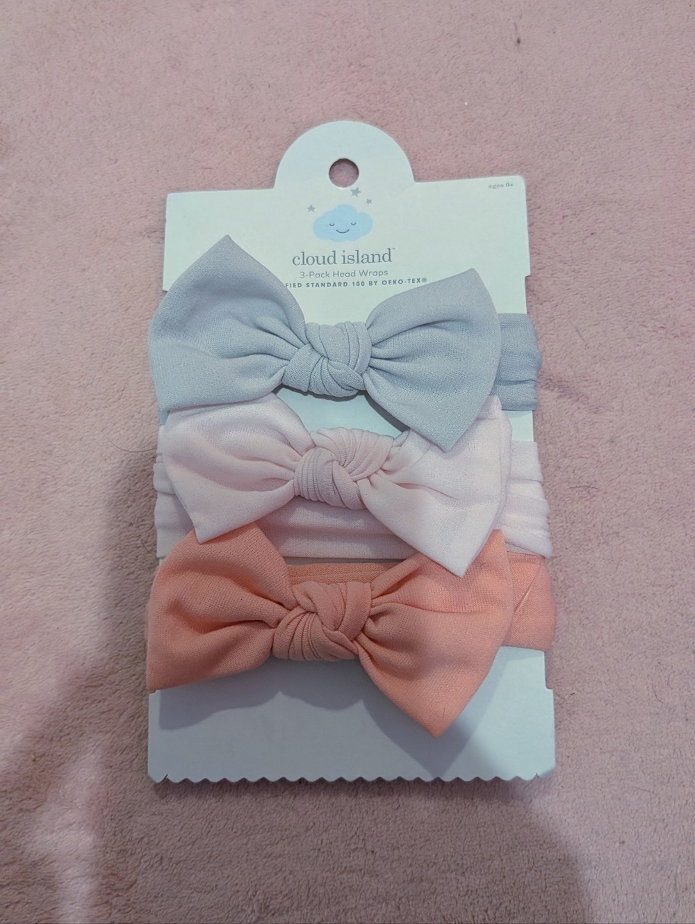 cloud island Girls Bow Knot Headband Set PACK OF 2
